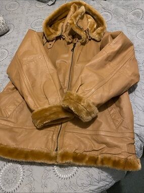 Genuine Leather Jacket/ Lining 100% Polyester
